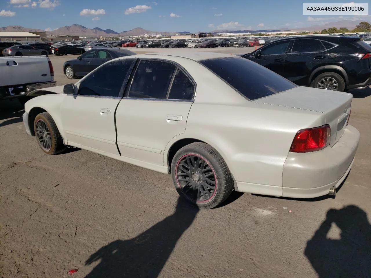 2003 Mitsubishi Galant Es VIN: 4A3AA46G33E190006 Lot: 68326374