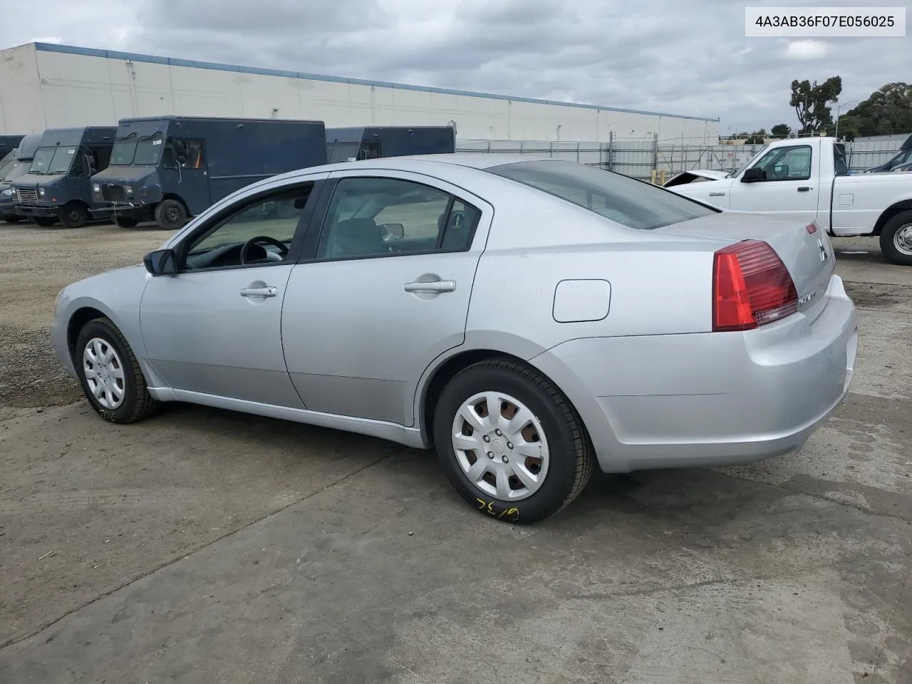 2007 Mitsubishi Galant Es VIN: 4A3AB36F07E056025 Lot: 72001724