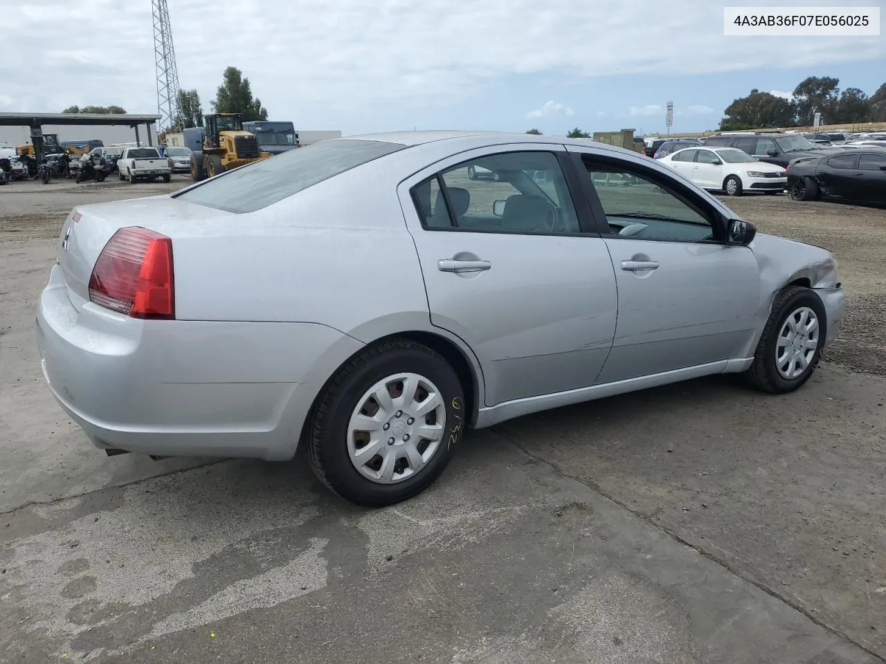 2007 Mitsubishi Galant Es VIN: 4A3AB36F07E056025 Lot: 72001724