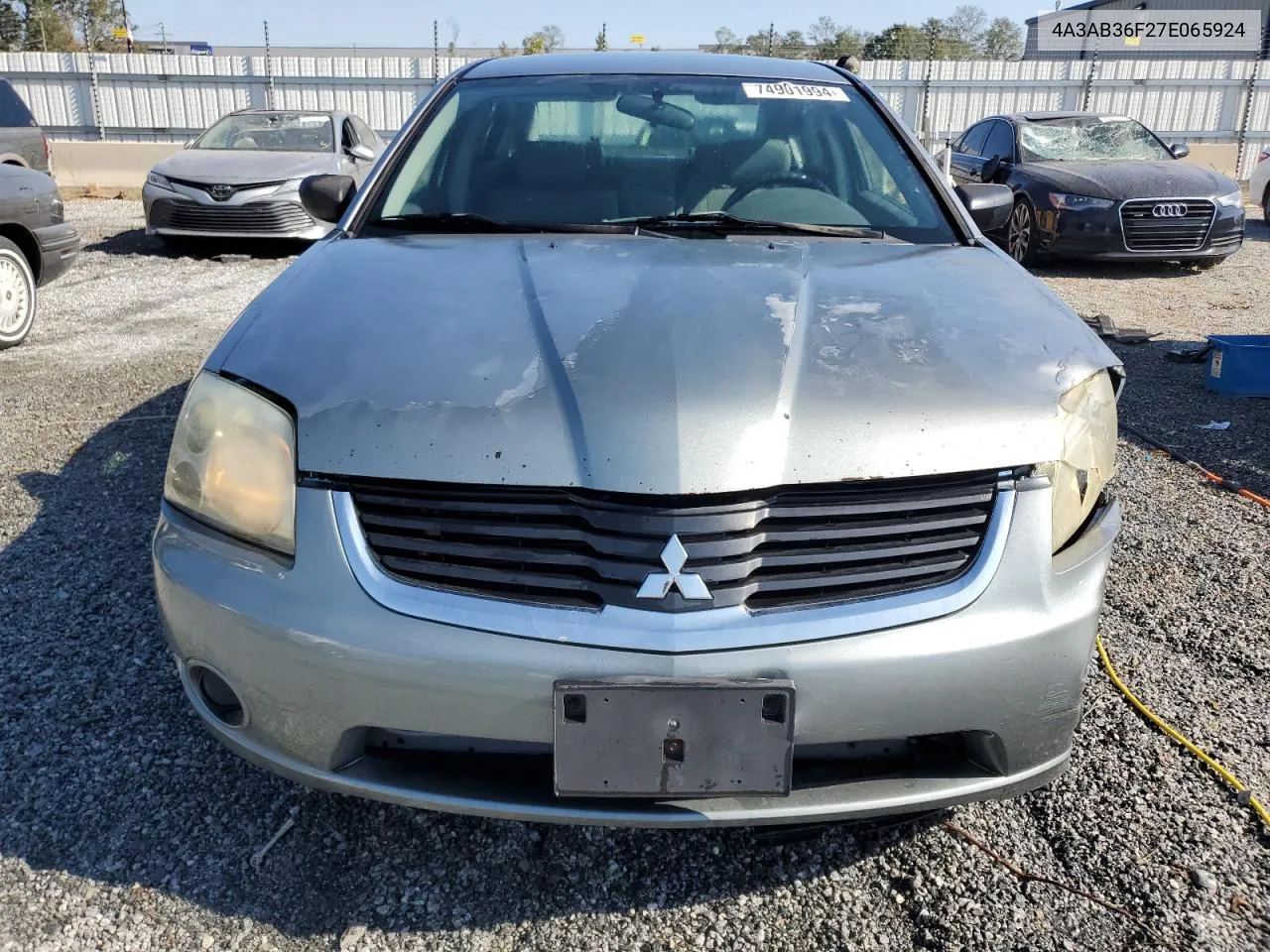 2007 Mitsubishi Galant Es VIN: 4A3AB36F27E065924 Lot: 74901994