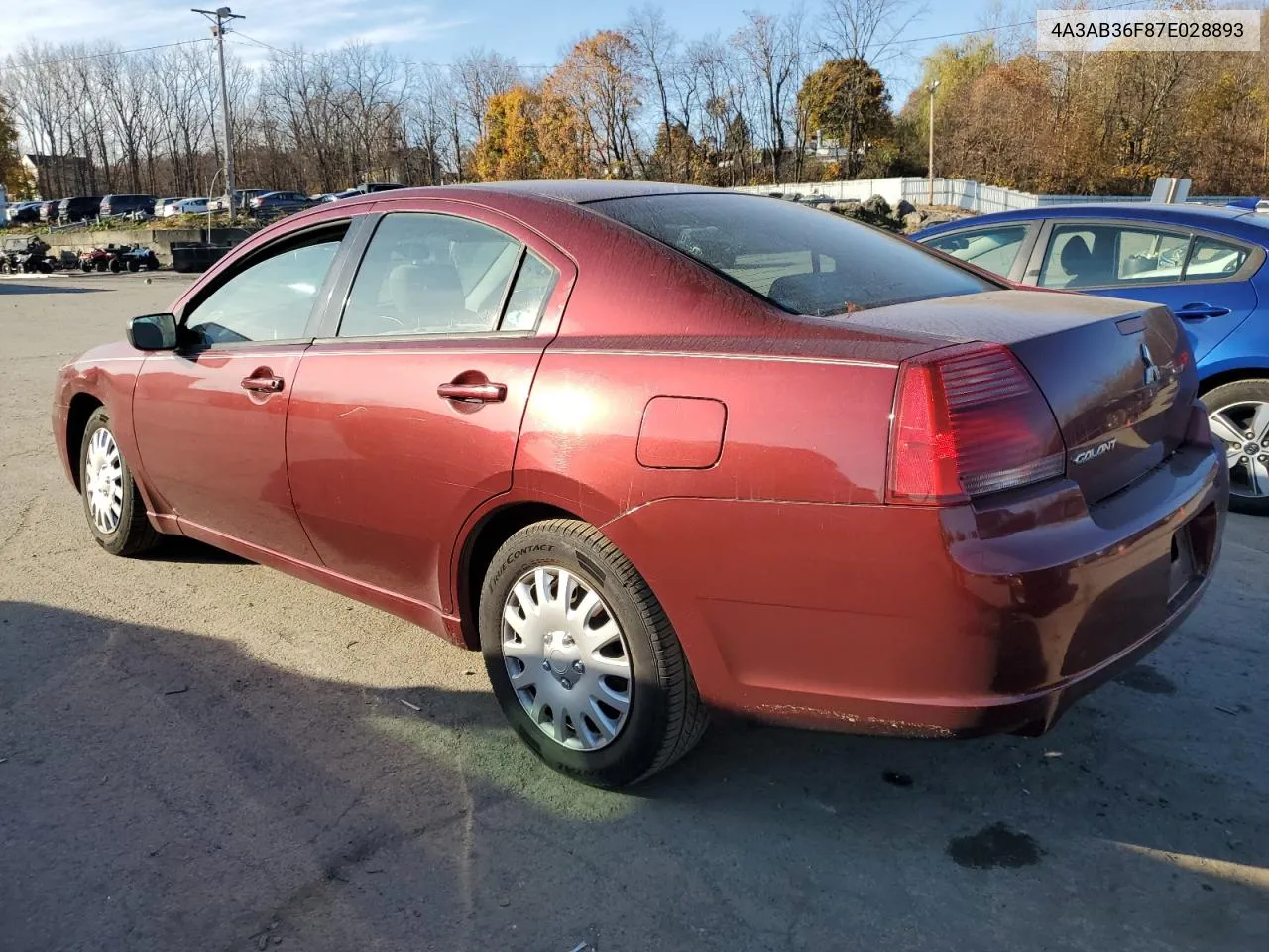 2007 Mitsubishi Galant Es VIN: 4A3AB36F87E028893 Lot: 79536694