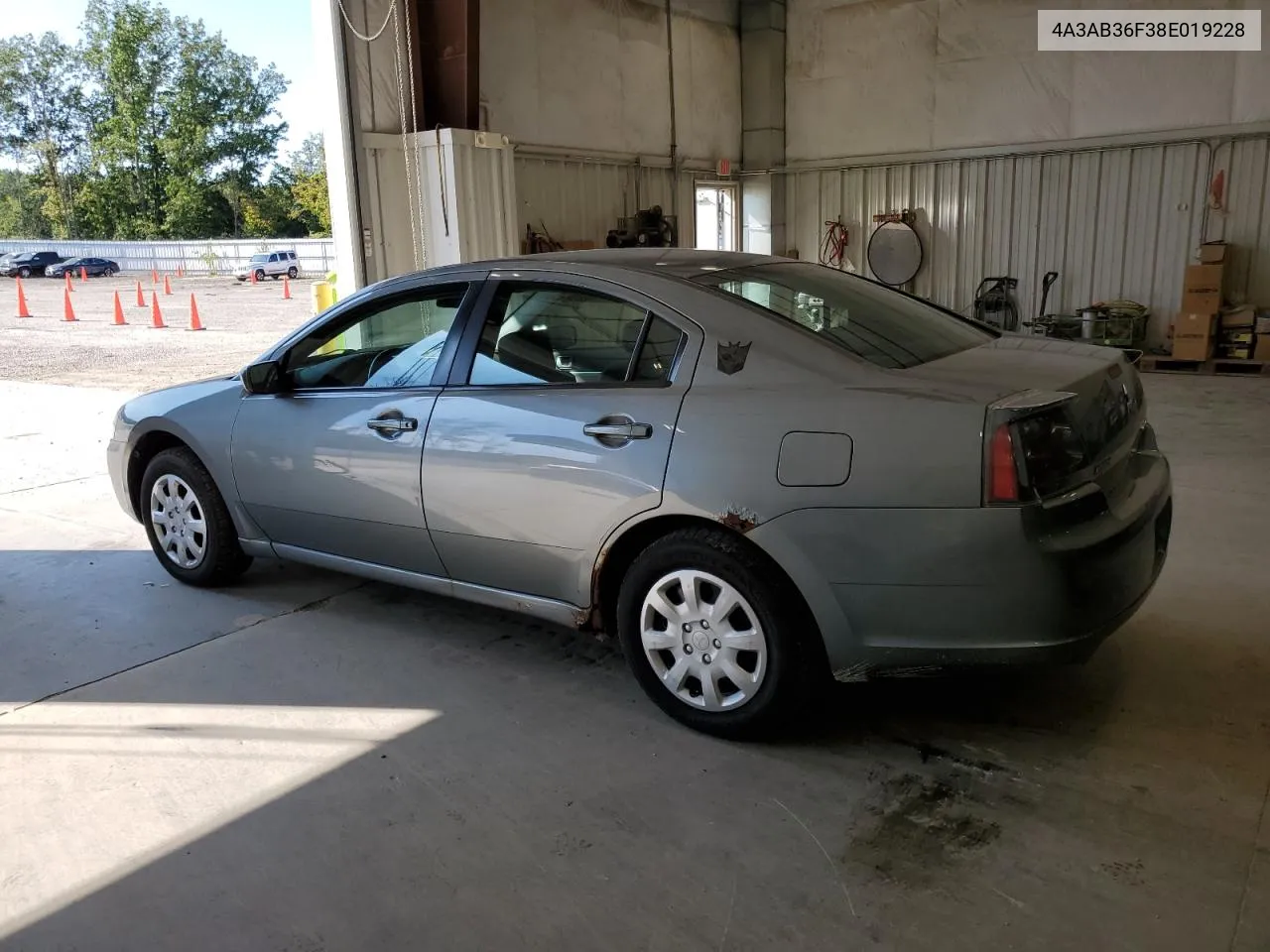 2008 Mitsubishi Galant Es VIN: 4A3AB36F38E019228 Lot: 69535584