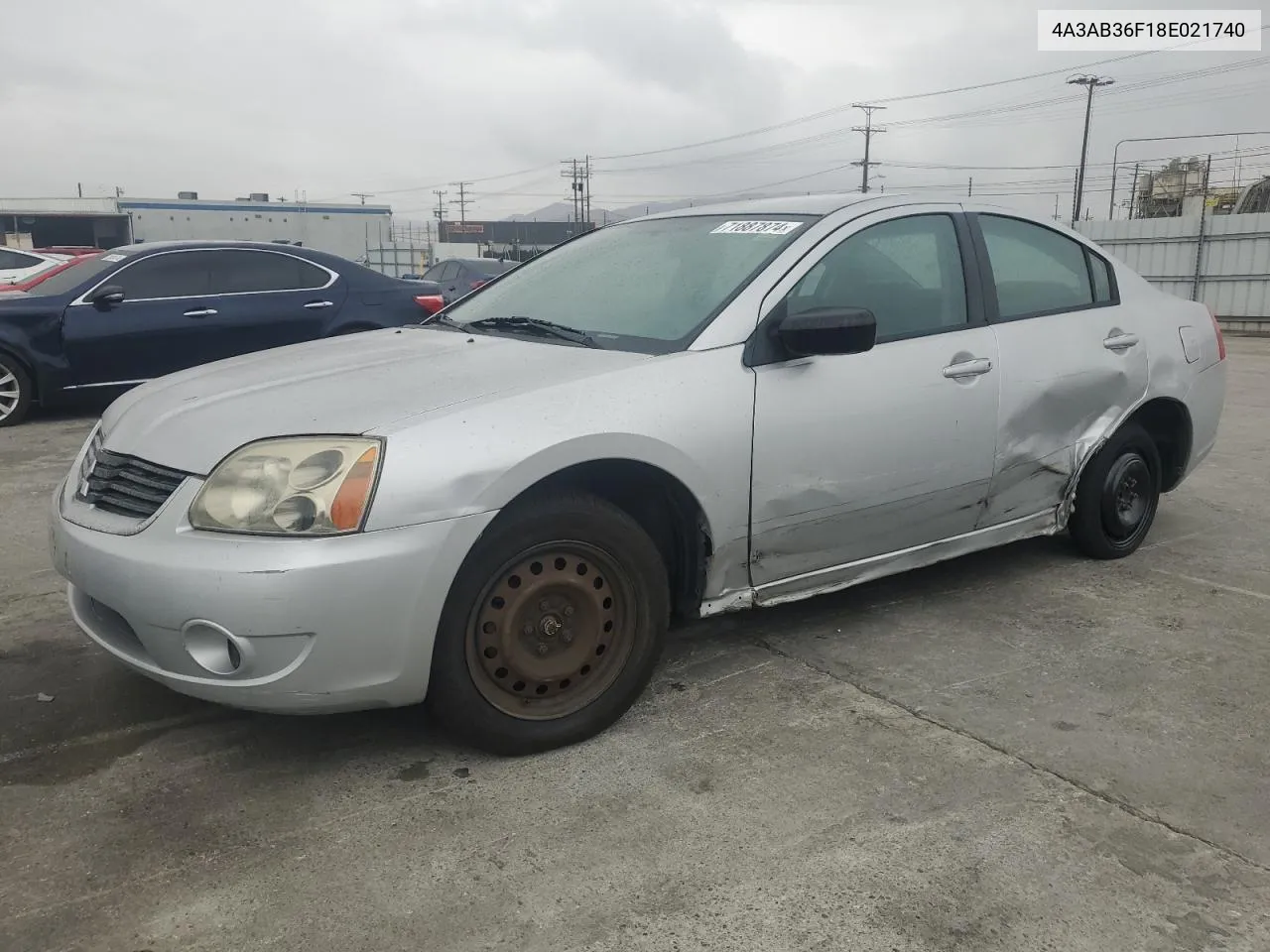 2008 Mitsubishi Galant Es VIN: 4A3AB36F18E021740 Lot: 71887874