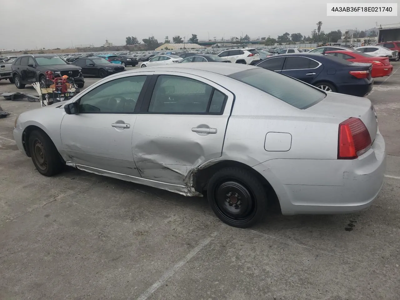 2008 Mitsubishi Galant Es VIN: 4A3AB36F18E021740 Lot: 71887874