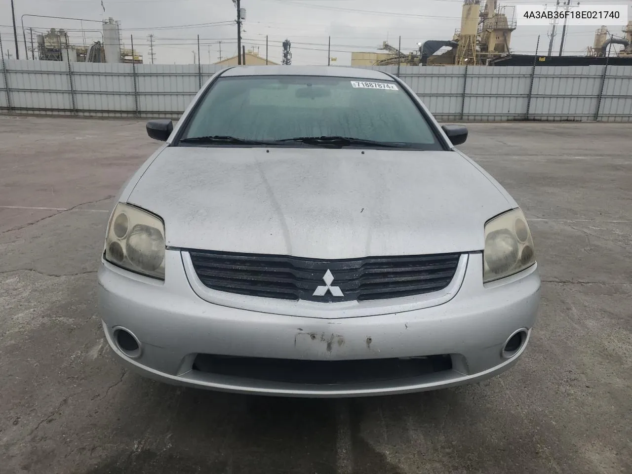 2008 Mitsubishi Galant Es VIN: 4A3AB36F18E021740 Lot: 71887874