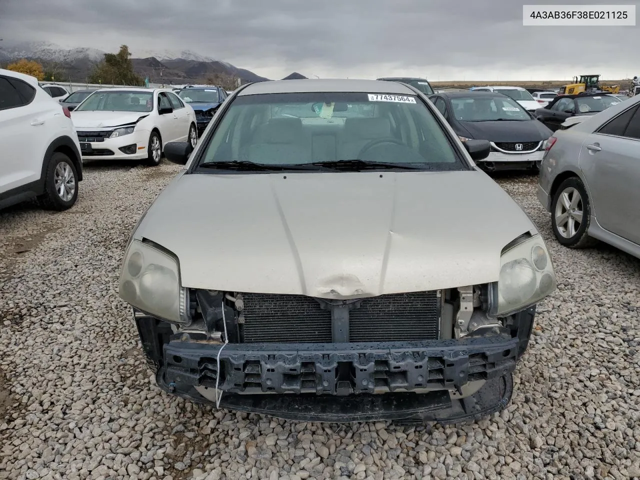 2008 Mitsubishi Galant Es VIN: 4A3AB36F38E021125 Lot: 77437564