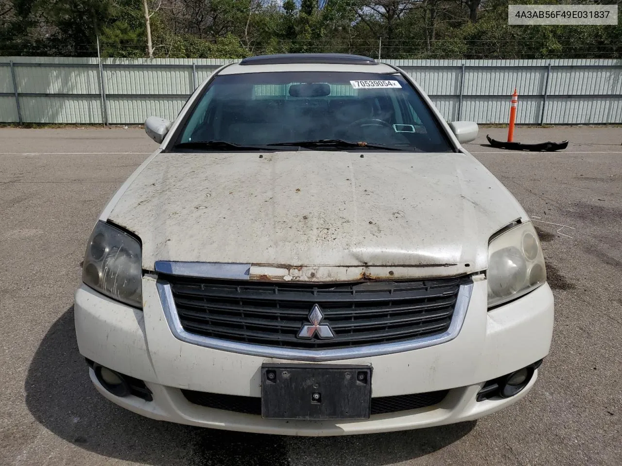 2009 Mitsubishi Galant Es VIN: 4A3AB56F49E031837 Lot: 70539054