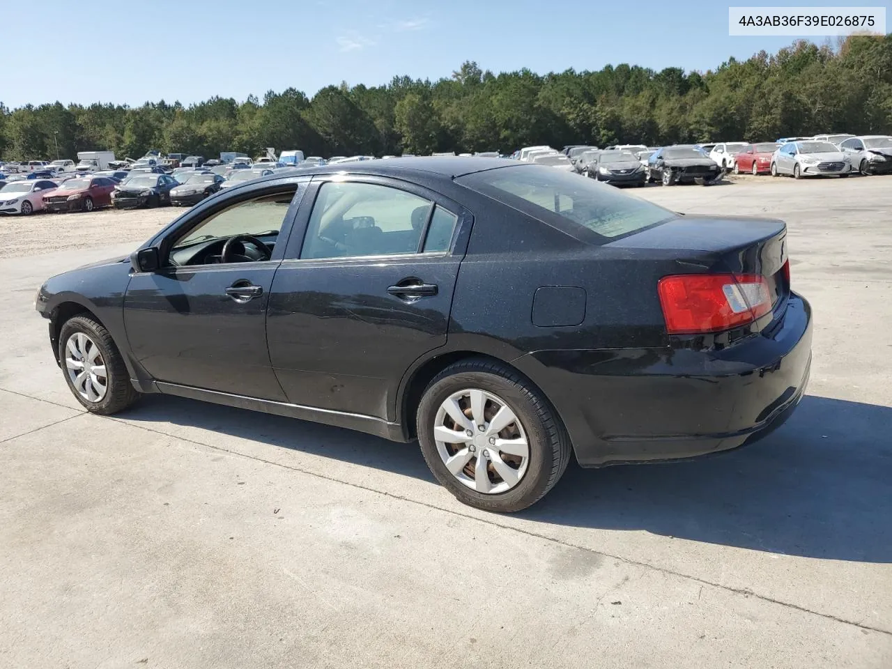 2009 Mitsubishi Galant Es VIN: 4A3AB36F39E026875 Lot: 76063374