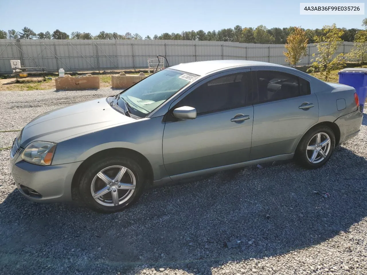 2009 Mitsubishi Galant Es VIN: 4A3AB36F99E035726 Lot: 76611374