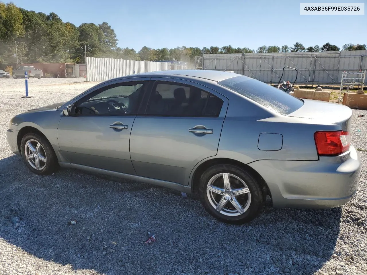 2009 Mitsubishi Galant Es VIN: 4A3AB36F99E035726 Lot: 76611374