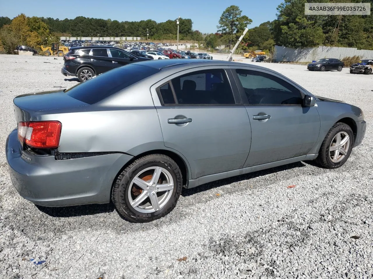 2009 Mitsubishi Galant Es VIN: 4A3AB36F99E035726 Lot: 76611374