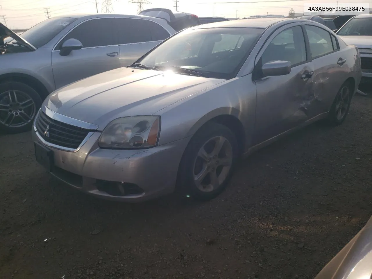 2009 Mitsubishi Galant Es VIN: 4A3AB56F99E038475 Lot: 77963934