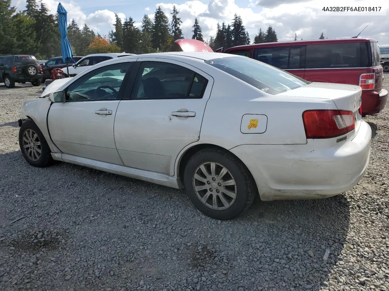 2010 Mitsubishi Galant Fe VIN: 4A32B2FF6AE018417 Lot: 74388674