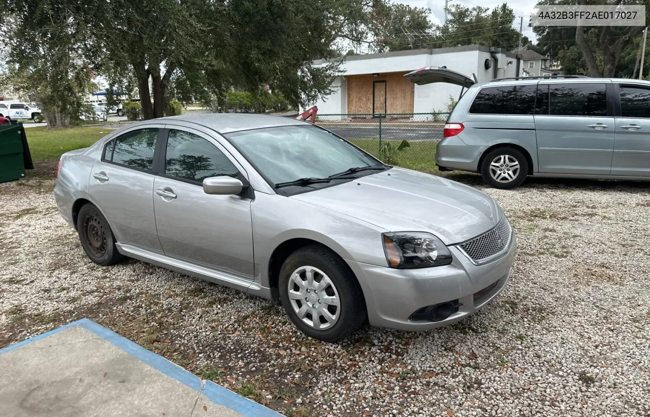 2010 Mitsubishi Galant Es VIN: 4A32B3FF2AE017027 Lot: 79323894