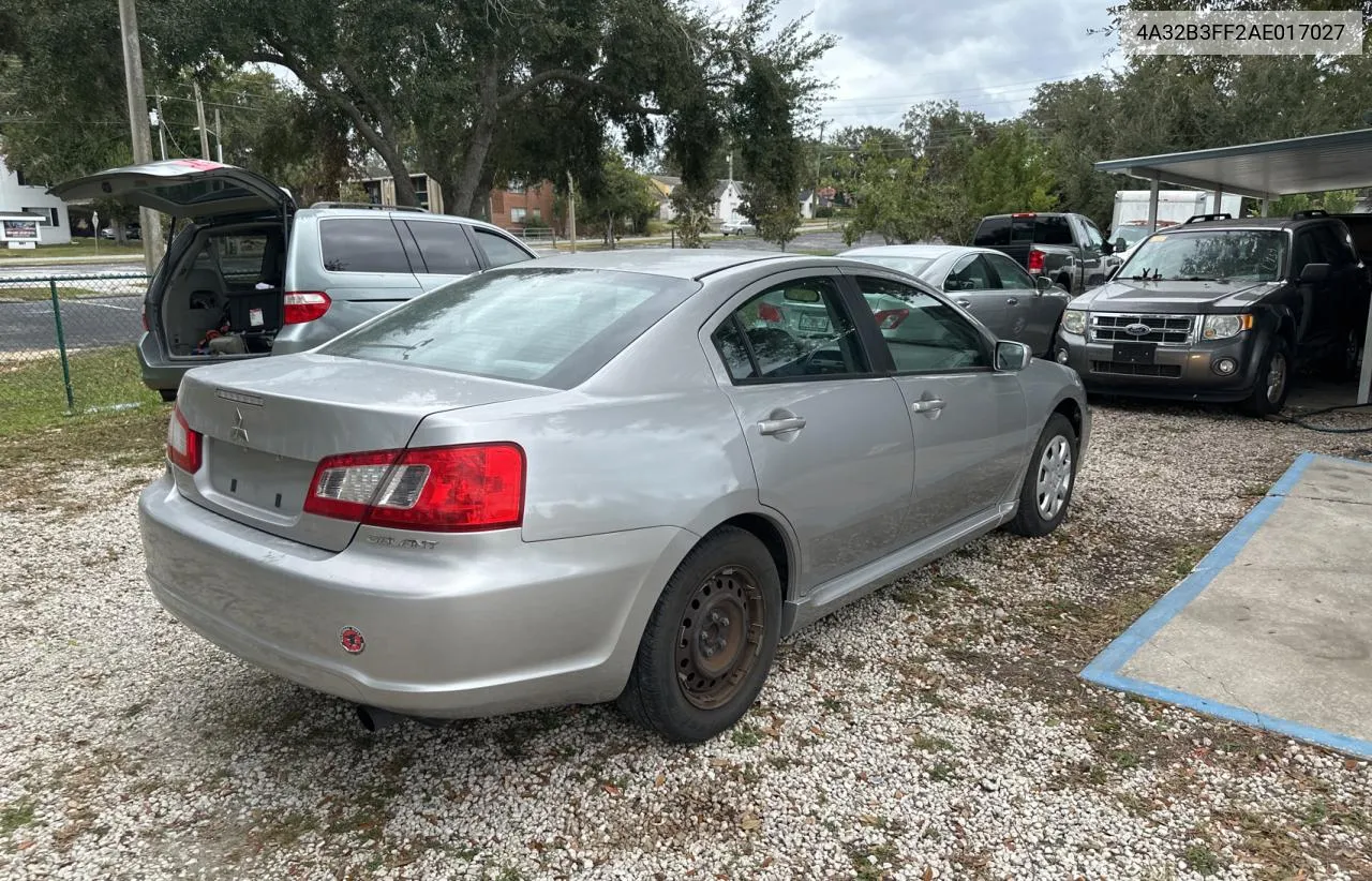 2010 Mitsubishi Galant Es VIN: 4A32B3FF2AE017027 Lot: 79323894