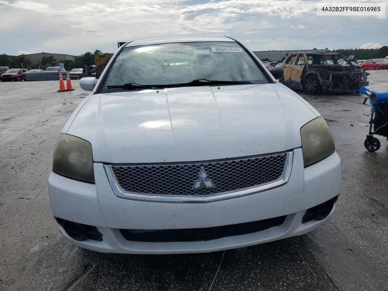 2011 Mitsubishi Galant Fe VIN: 4A32B2FF9BE016985 Lot: 68641474