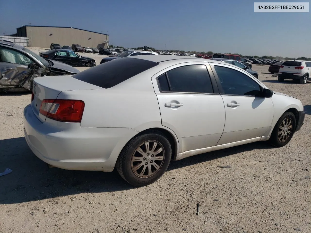 2011 Mitsubishi Galant Fe VIN: 4A32B2FF1BE029651 Lot: 71183664