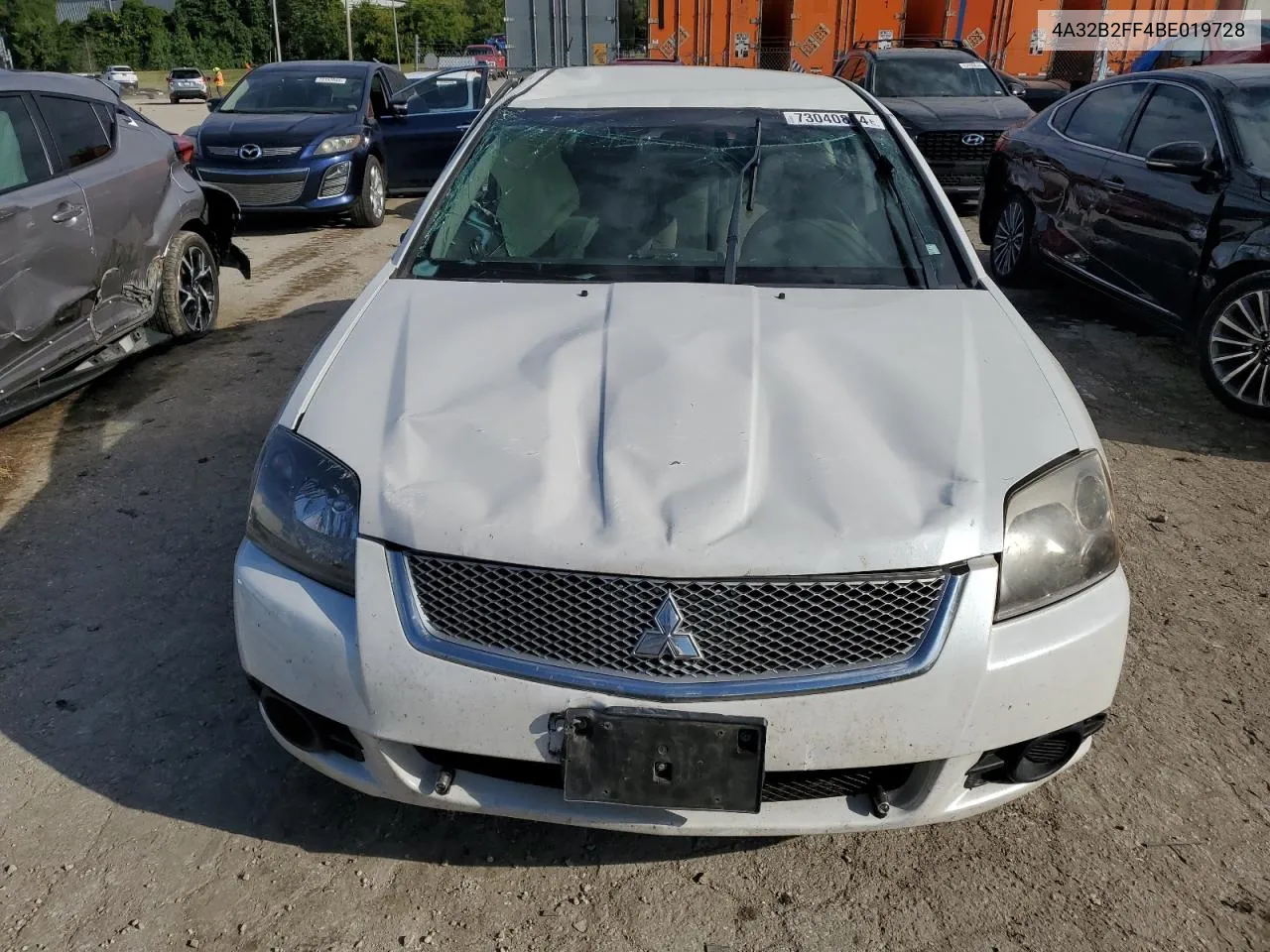 2011 Mitsubishi Galant Fe VIN: 4A32B2FF4BE019728 Lot: 73040864