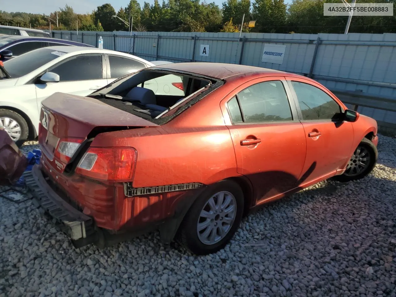 2011 Mitsubishi Galant Fe VIN: 4A32B2FF5BE008883 Lot: 76677684