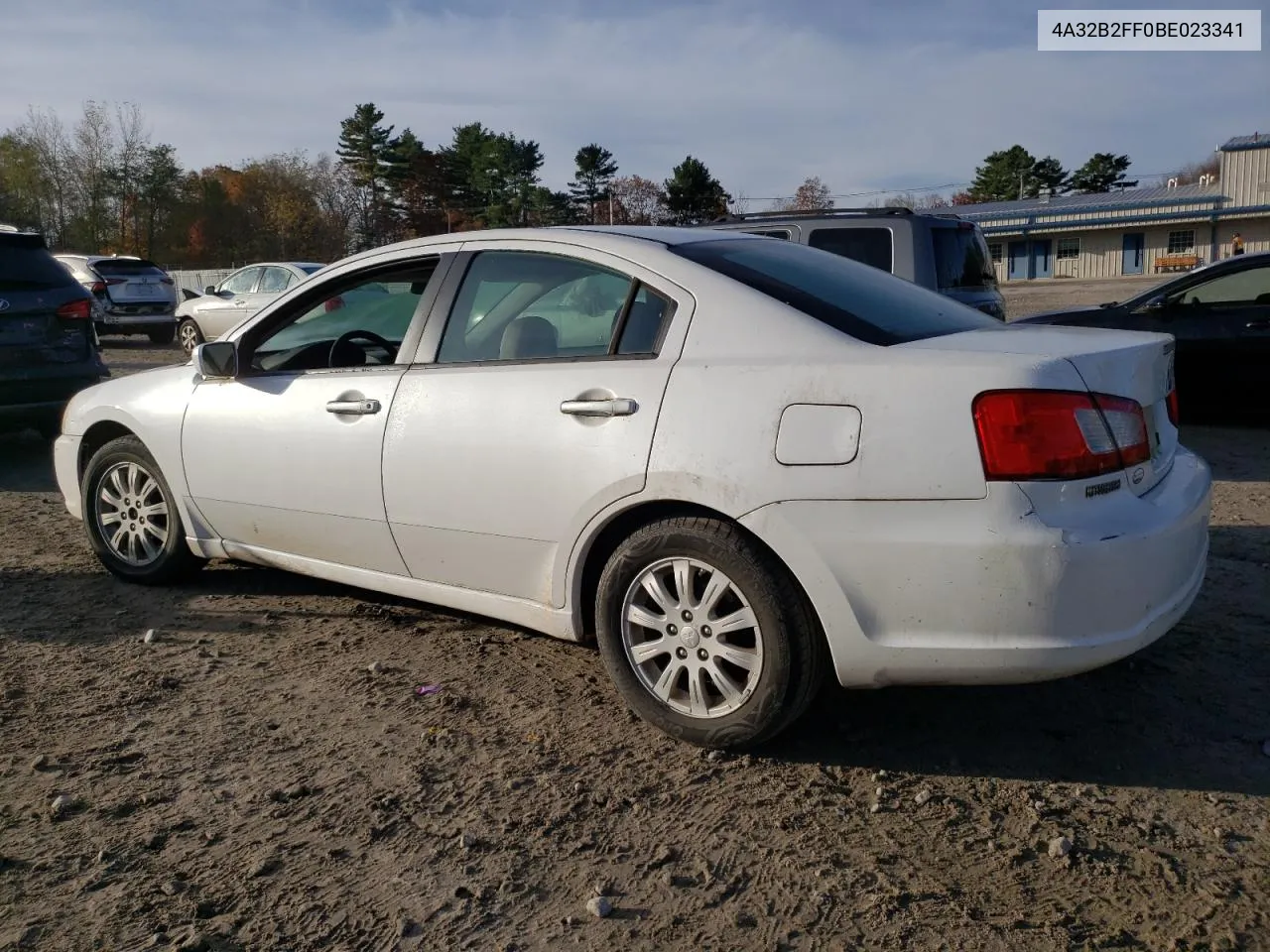 2011 Mitsubishi Galant Fe VIN: 4A32B2FF0BE023341 Lot: 78690774