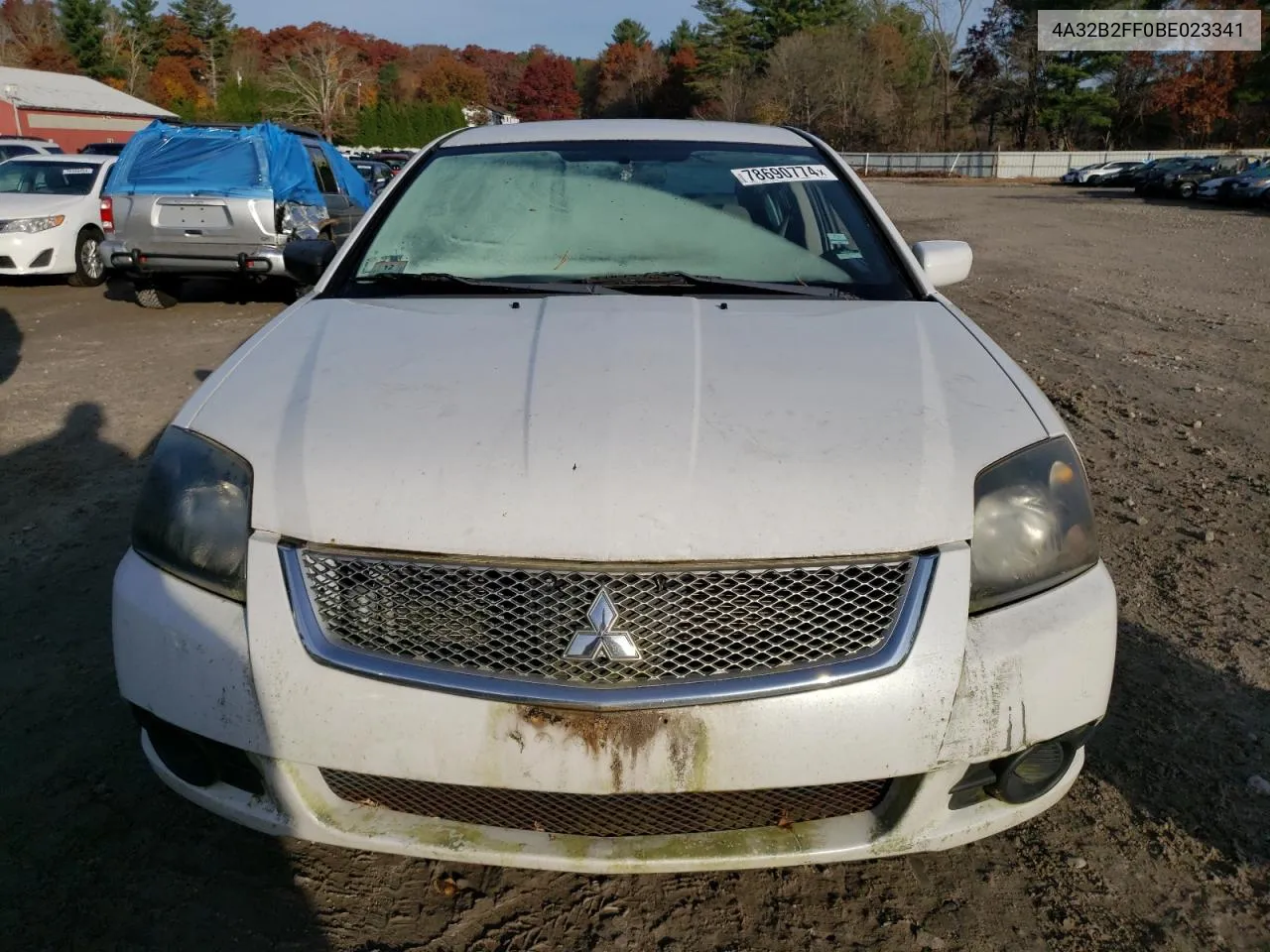 2011 Mitsubishi Galant Fe VIN: 4A32B2FF0BE023341 Lot: 78690774