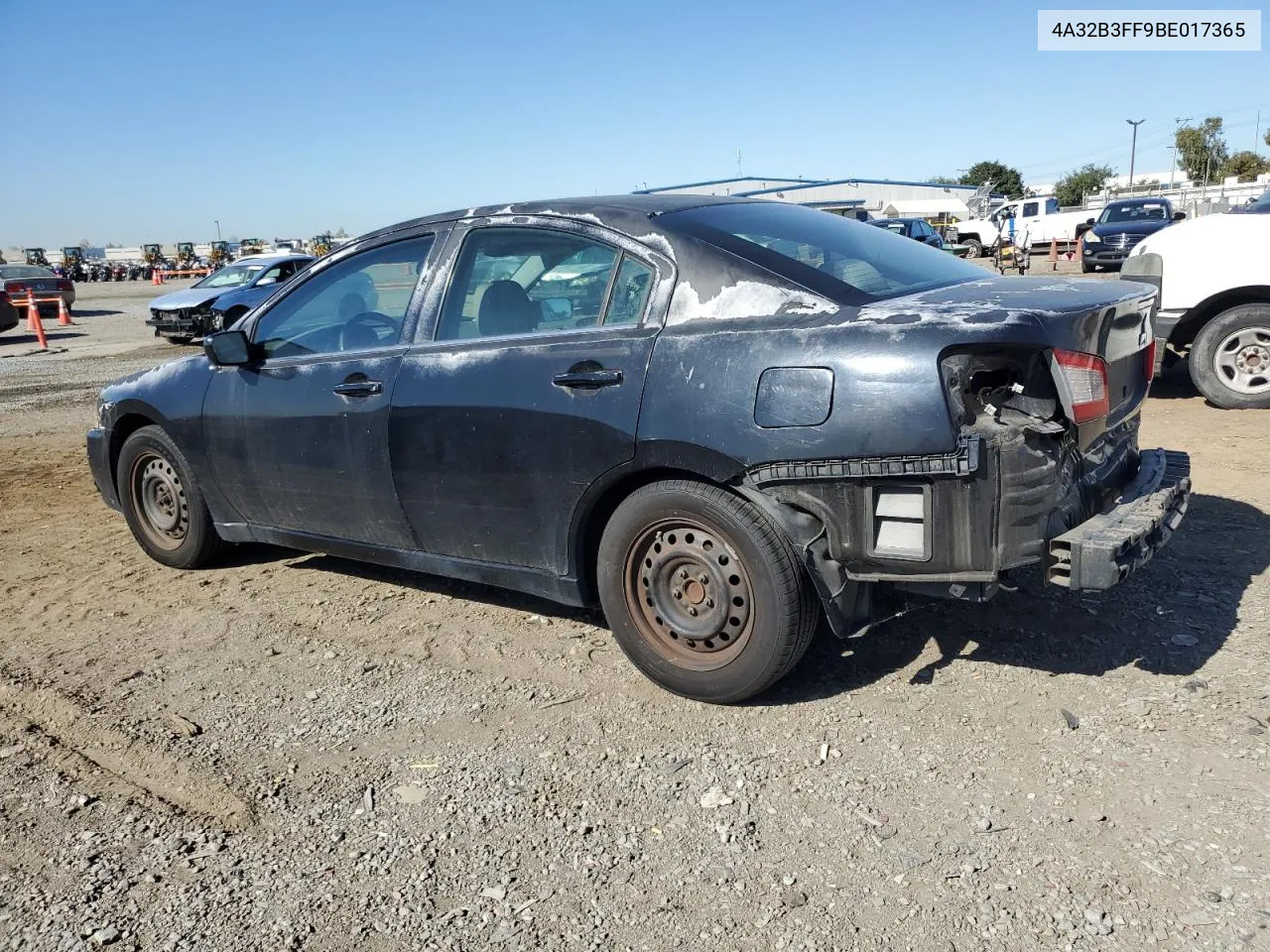 2011 Mitsubishi Galant Es VIN: 4A32B3FF9BE017365 Lot: 79322704