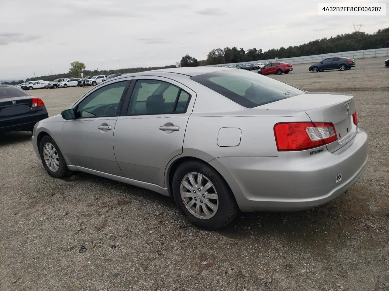 2012 Mitsubishi Galant Fe VIN: 4A32B2FF8CE006207 Lot: 71785774