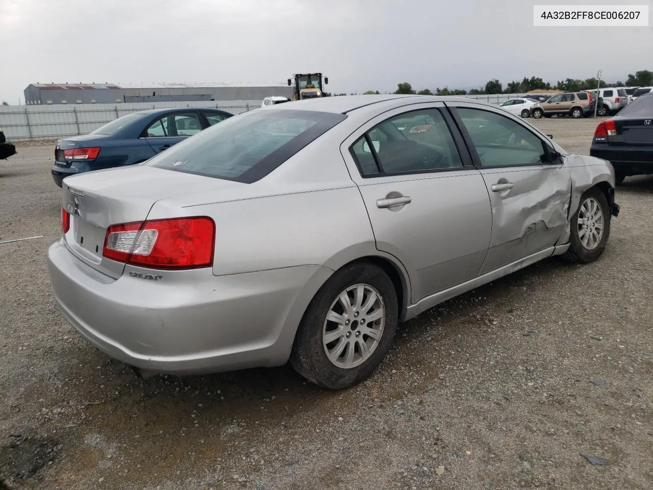 2012 Mitsubishi Galant Fe VIN: 4A32B2FF8CE006207 Lot: 71785774