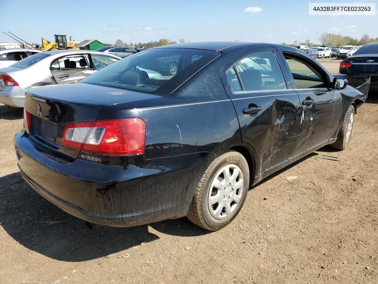 2012 Mitsubishi Galant Es VIN: 4A32B3FF7CE023263 Lot: 72225194