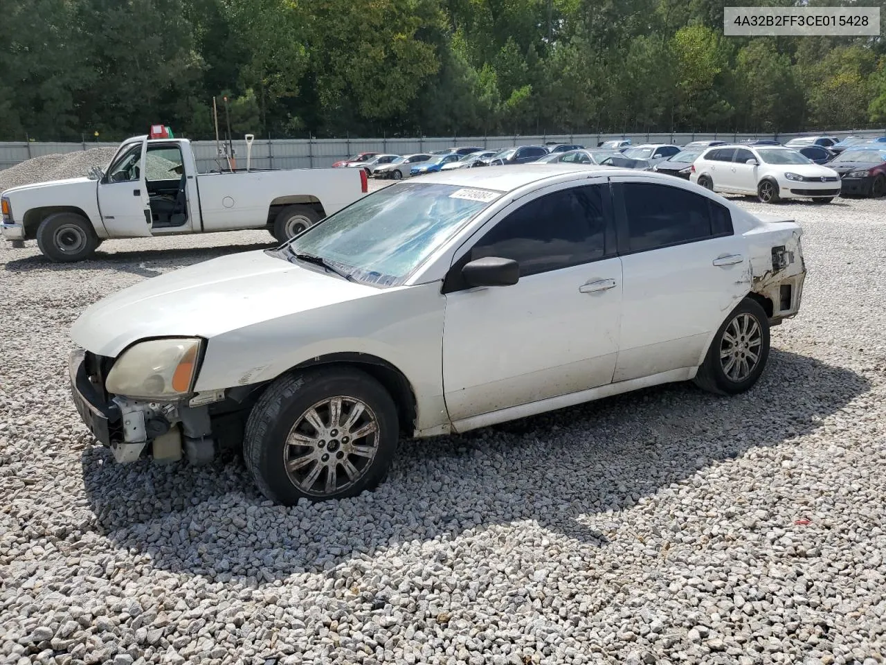 2012 Mitsubishi Galant Fe VIN: 4A32B2FF3CE015428 Lot: 72249084