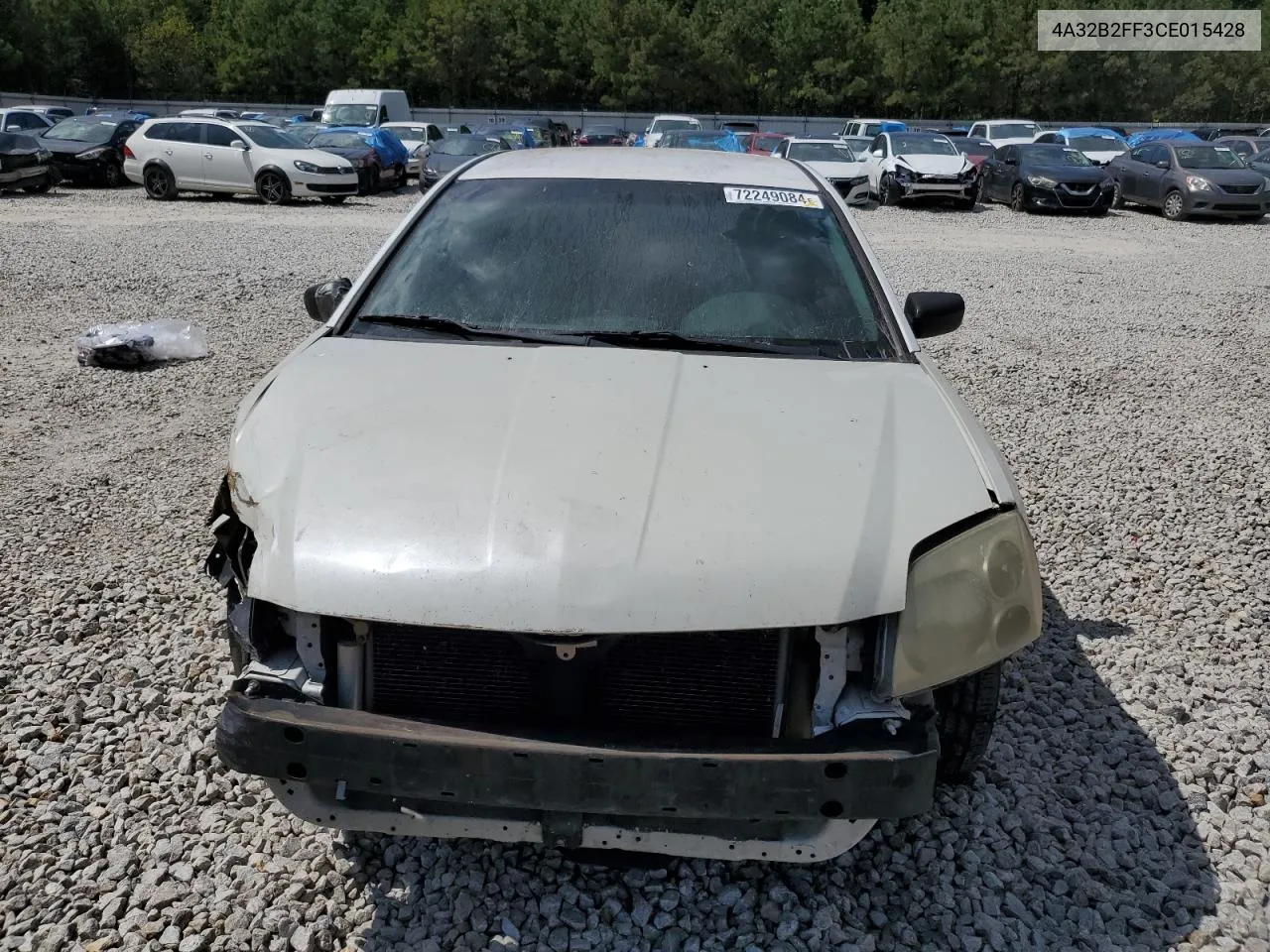 2012 Mitsubishi Galant Fe VIN: 4A32B2FF3CE015428 Lot: 72249084