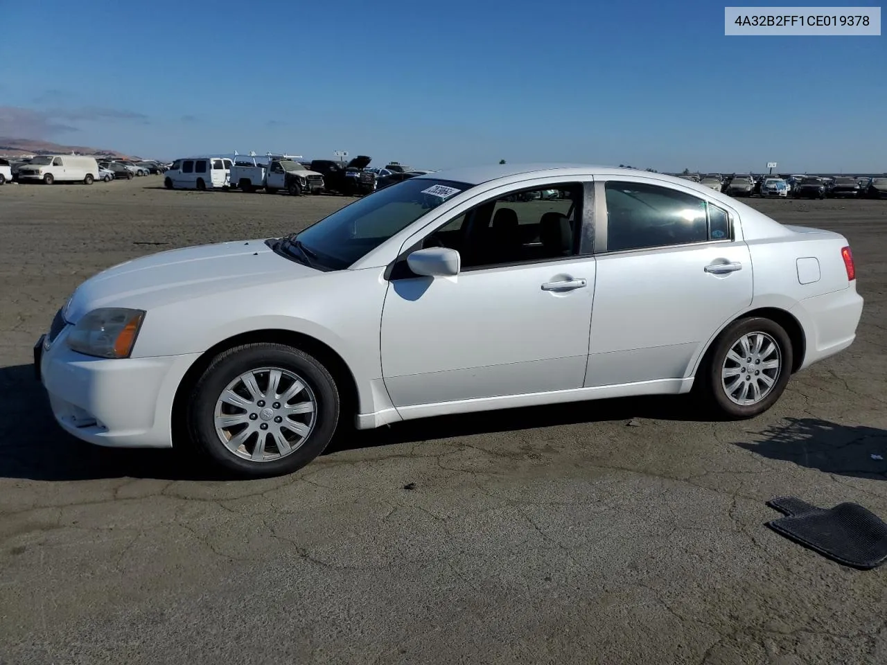 2012 Mitsubishi Galant Fe VIN: 4A32B2FF1CE019378 Lot: 72639664