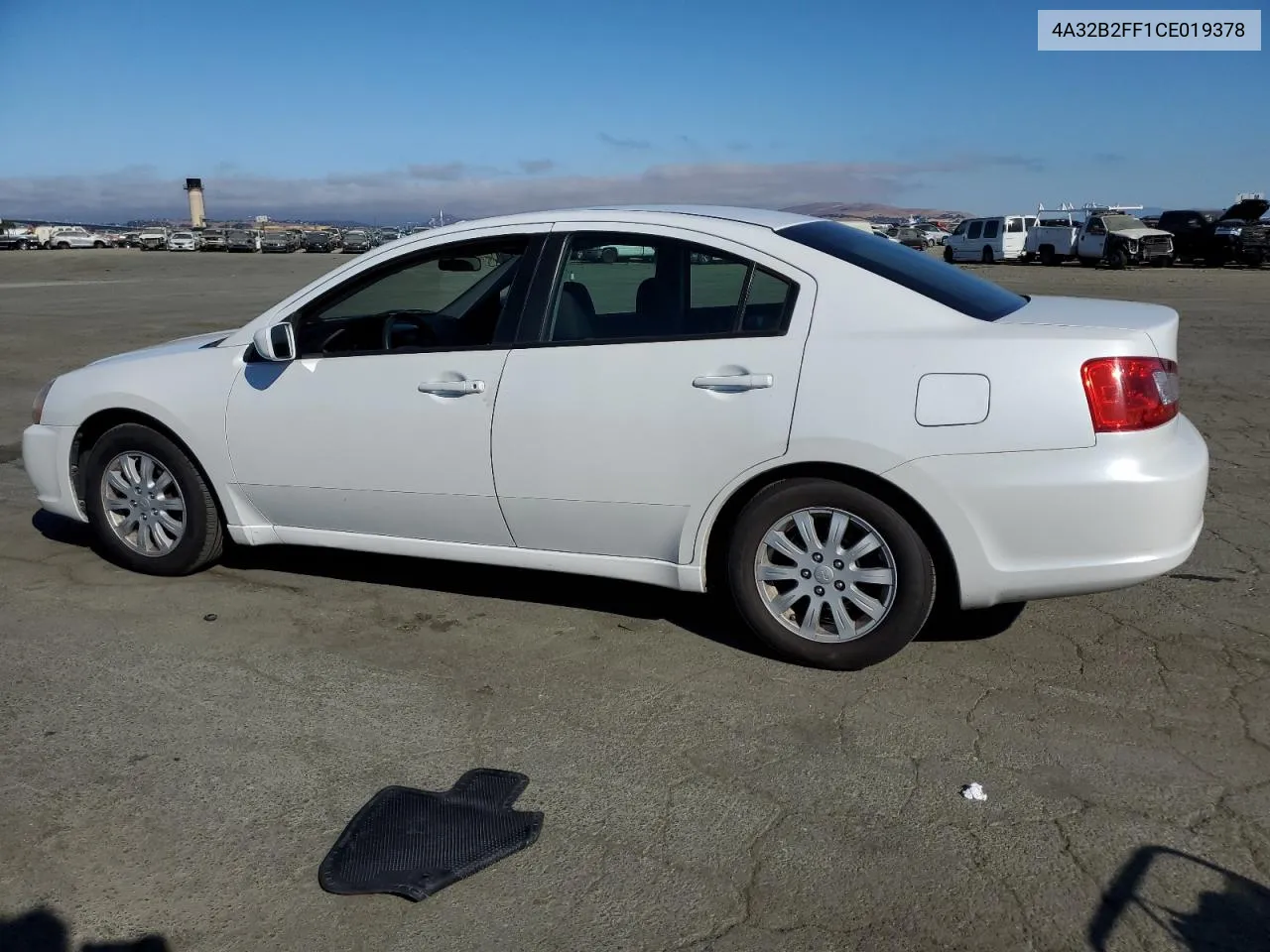 2012 Mitsubishi Galant Fe VIN: 4A32B2FF1CE019378 Lot: 72639664