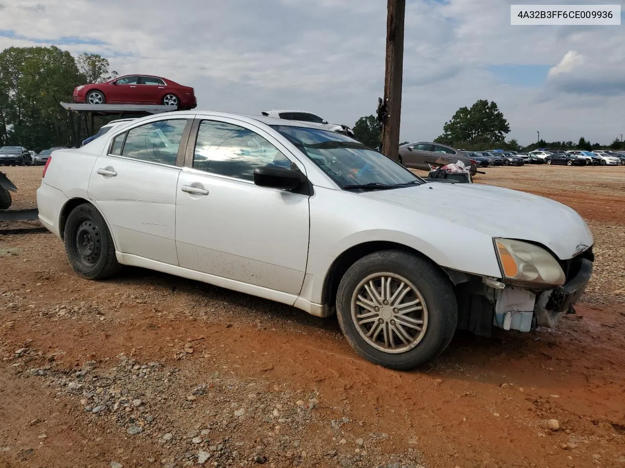 2012 Mitsubishi Galant Es VIN: 4A32B3FF6CE009936 Lot: 73587324