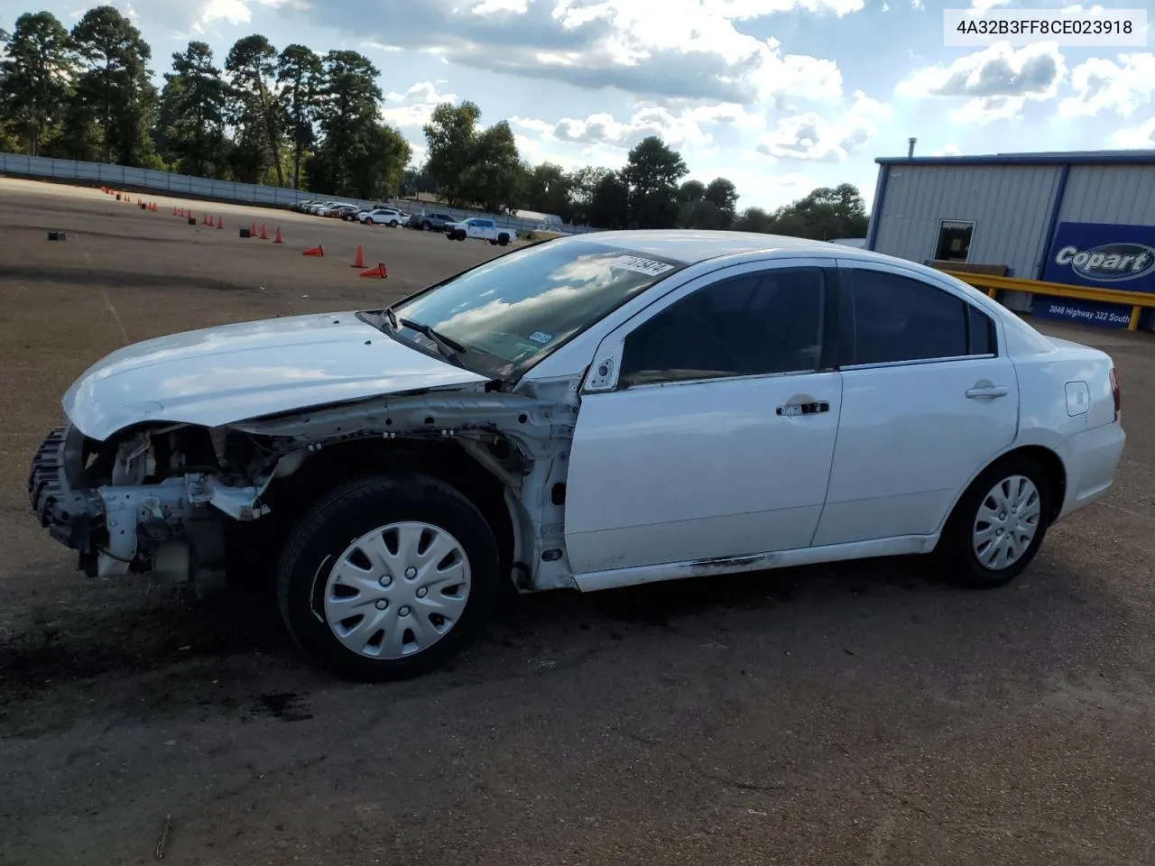 2012 Mitsubishi Galant Es VIN: 4A32B3FF8CE023918 Lot: 73615474