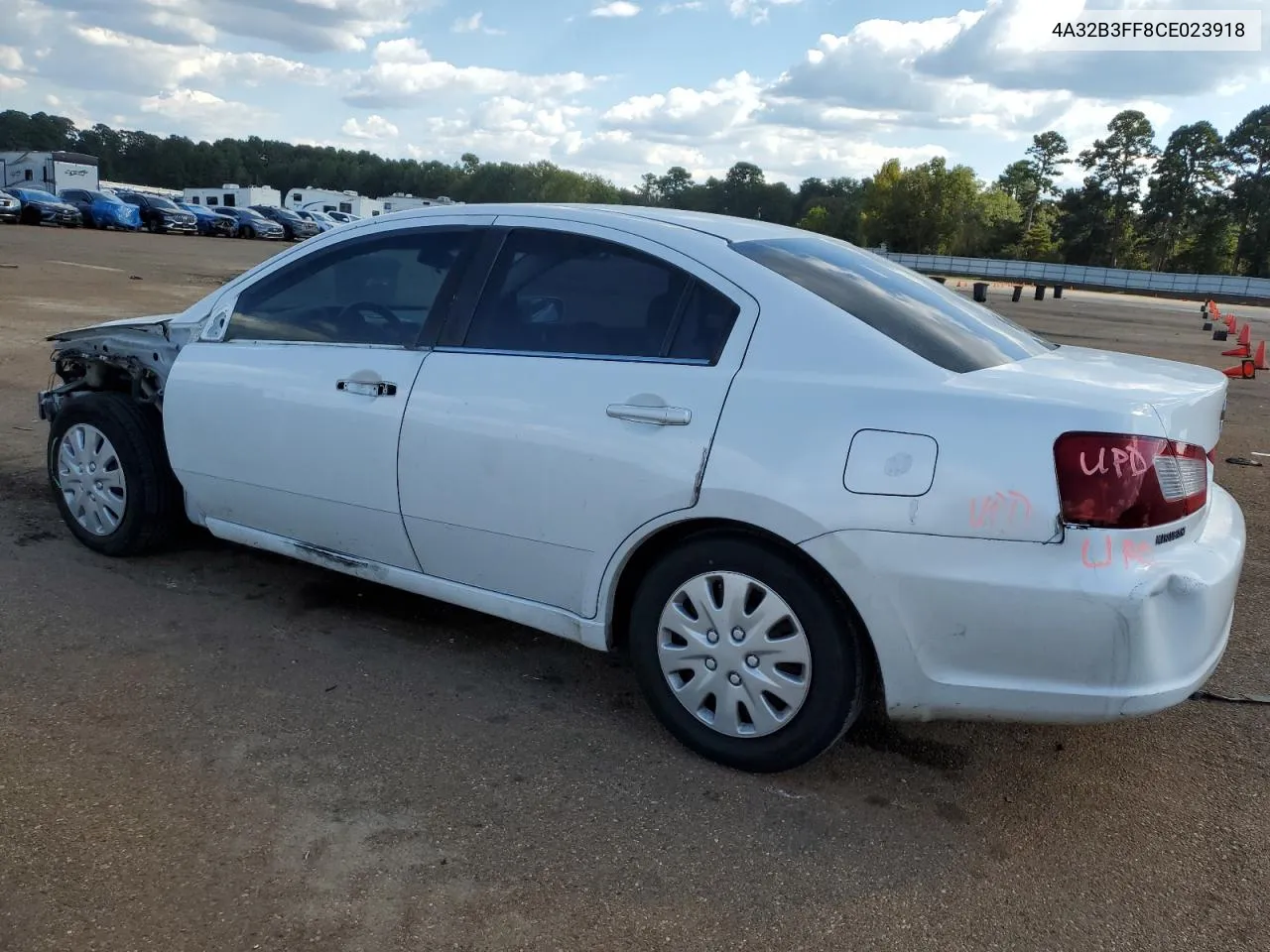 2012 Mitsubishi Galant Es VIN: 4A32B3FF8CE023918 Lot: 73615474