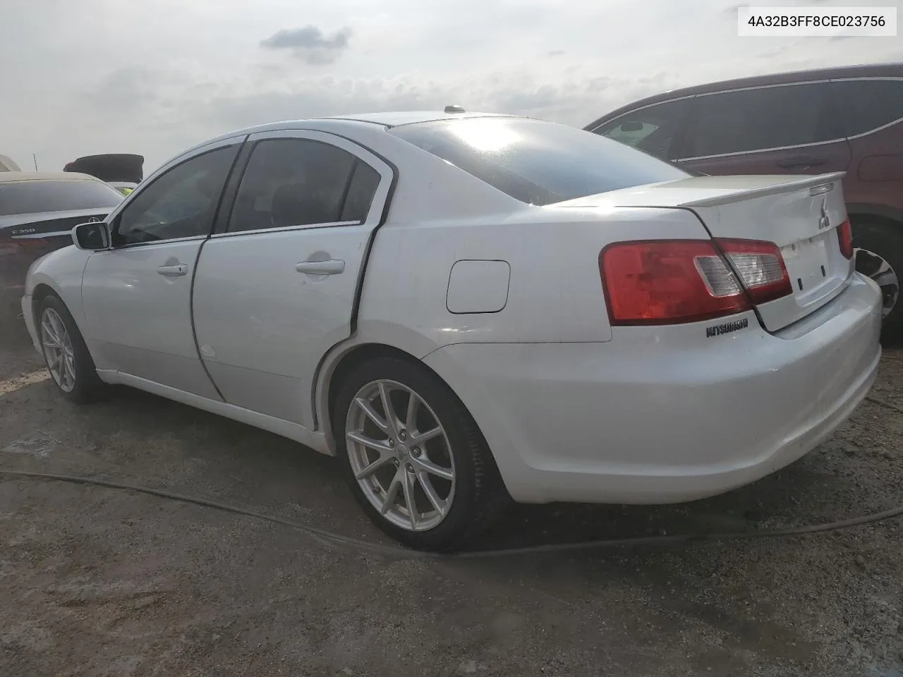 2012 Mitsubishi Galant Es VIN: 4A32B3FF8CE023756 Lot: 73666064