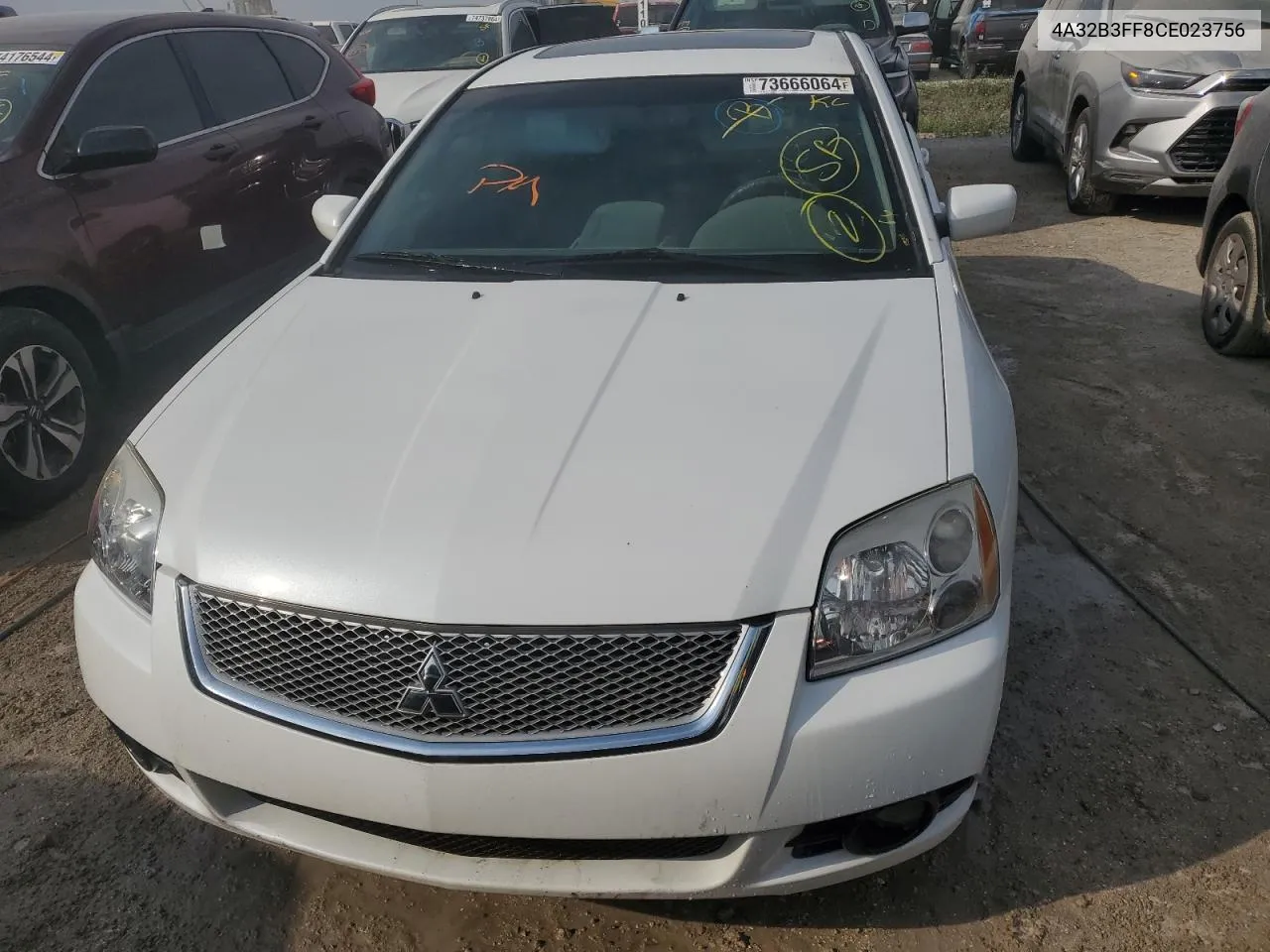 2012 Mitsubishi Galant Es VIN: 4A32B3FF8CE023756 Lot: 73666064