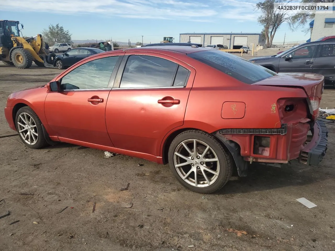 2012 Mitsubishi Galant Es VIN: 4A32B3FF0CE011794 Lot: 78983084