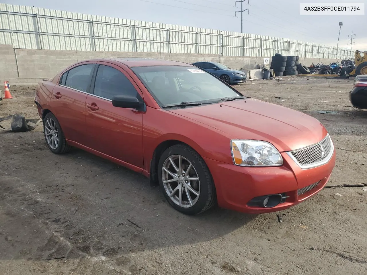 2012 Mitsubishi Galant Es VIN: 4A32B3FF0CE011794 Lot: 78983084