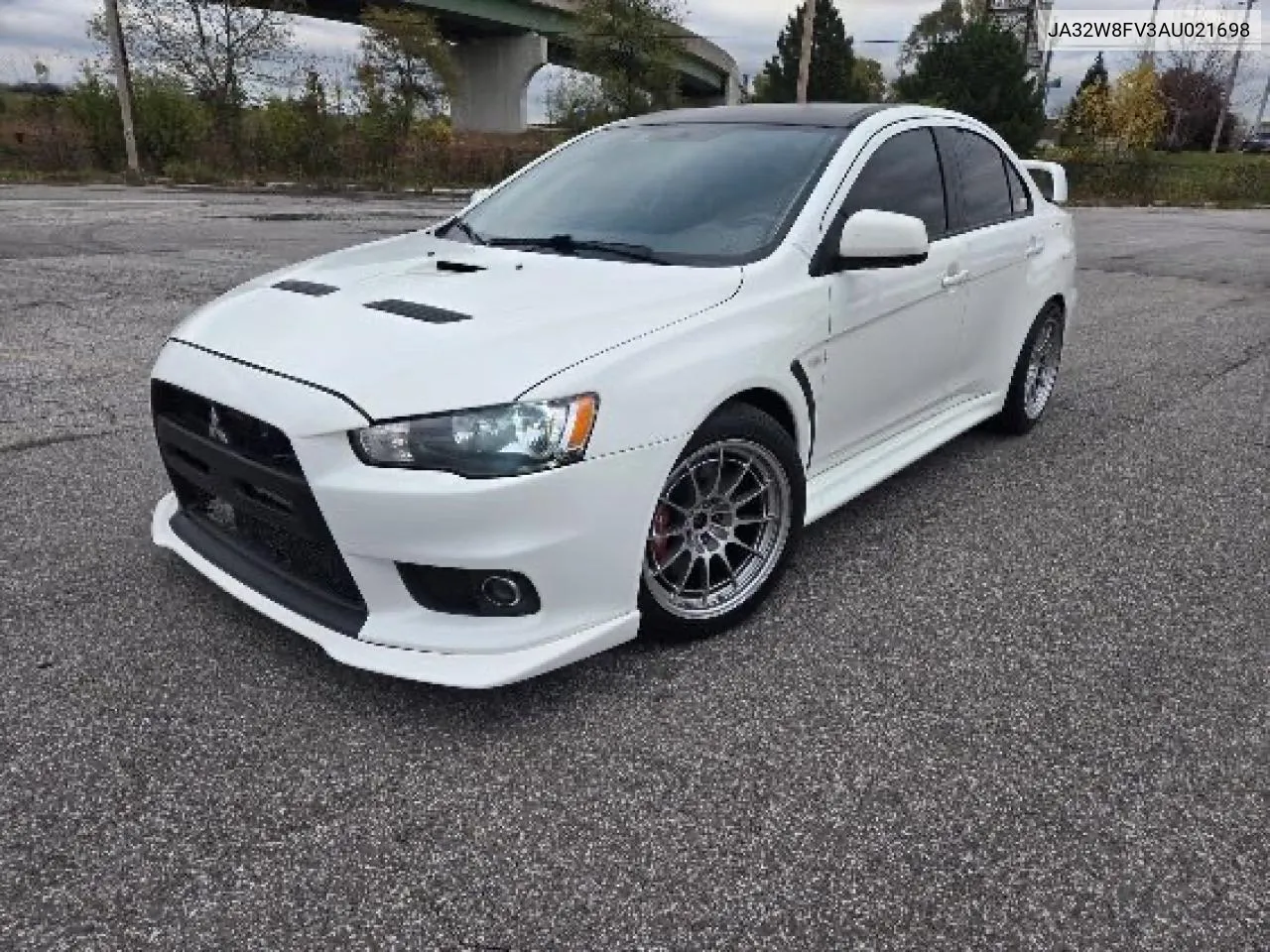 2010 Mitsubishi Lancer Evolution Gsr VIN: JA32W8FV3AU021698 Lot: 80026994