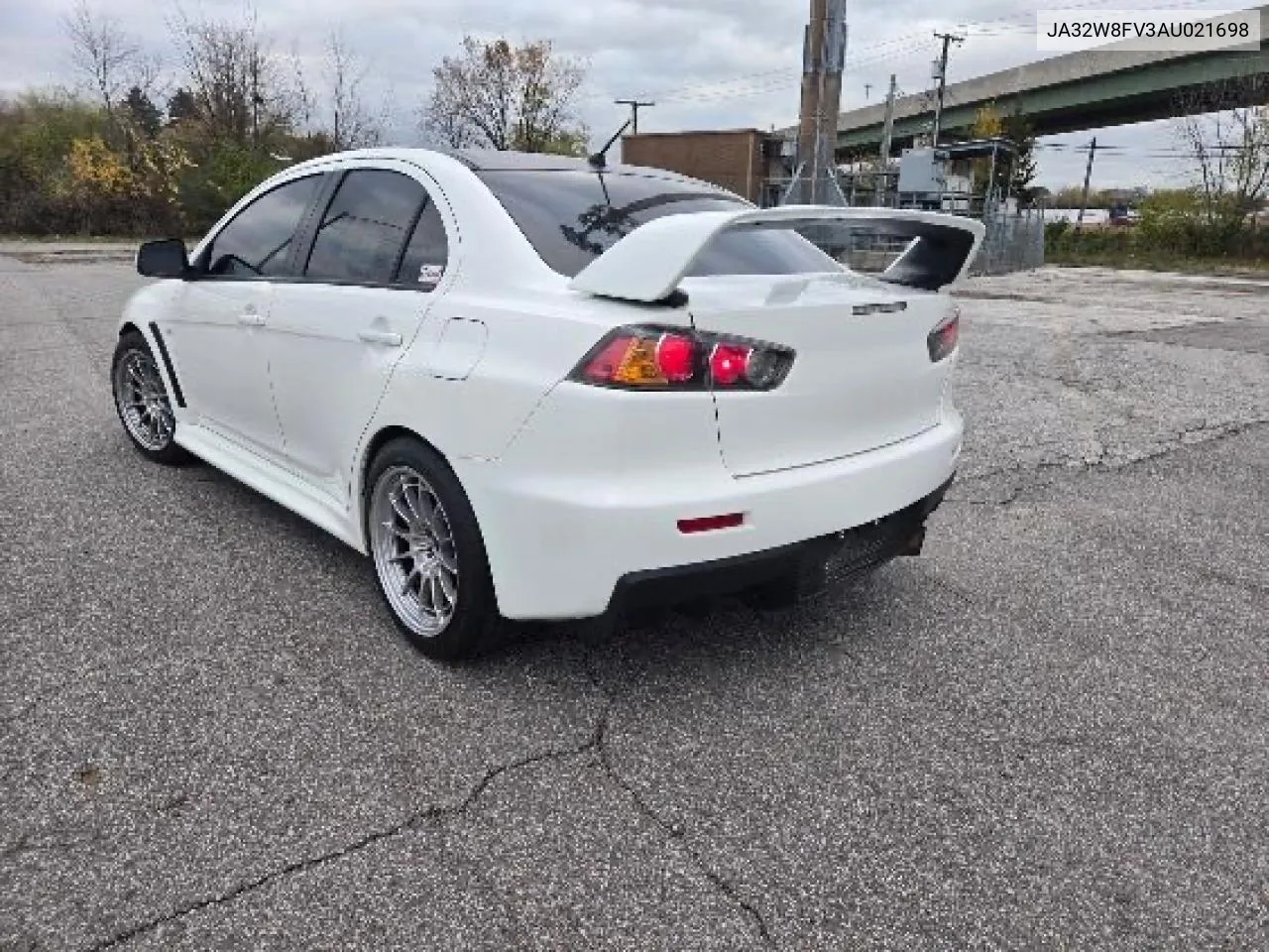 2010 Mitsubishi Lancer Evolution Gsr VIN: JA32W8FV3AU021698 Lot: 80026994