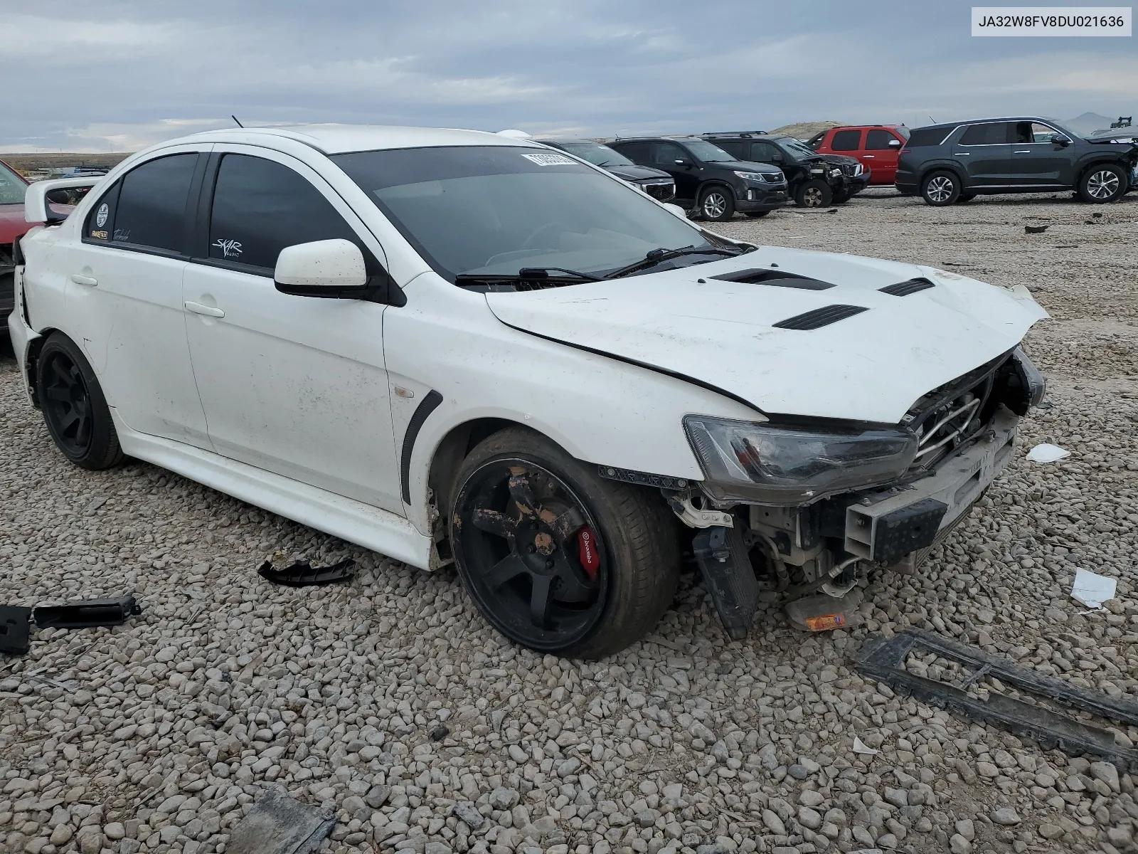 JA32W8FV8DU021636 2013 Mitsubishi Lancer Evolution Gsr