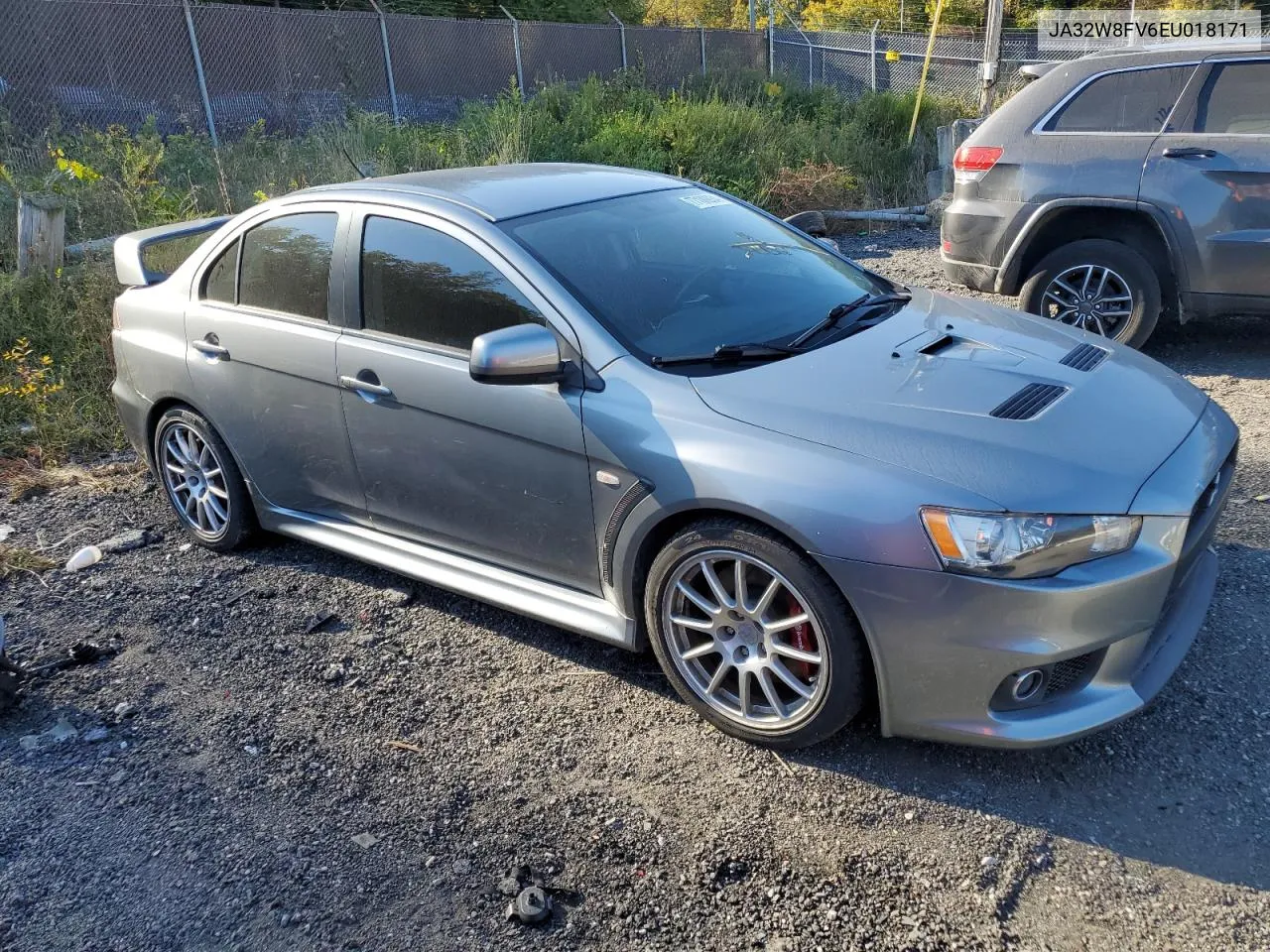 2014 Mitsubishi Lancer Evolution Gsr VIN: JA32W8FV6EU018171 Lot: 77109934