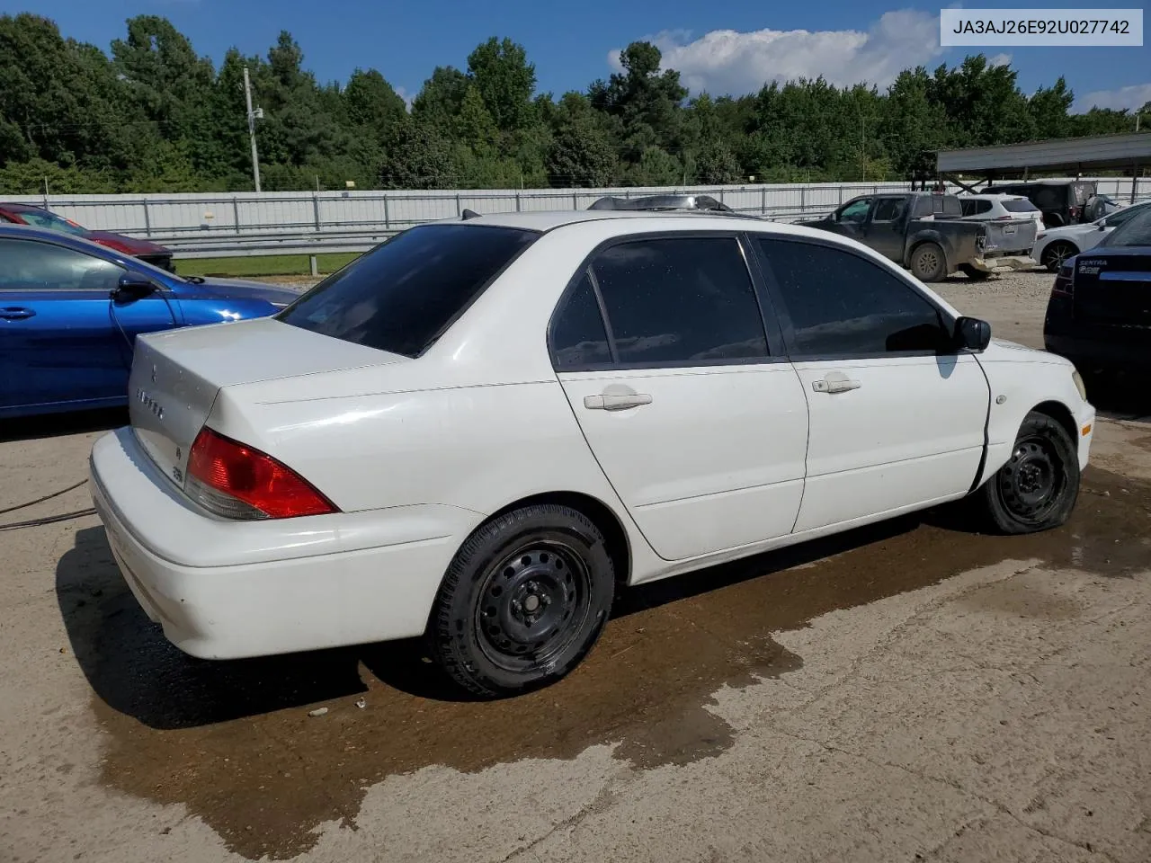 2002 Mitsubishi Lancer Es VIN: JA3AJ26E92U027742 Lot: 66432004