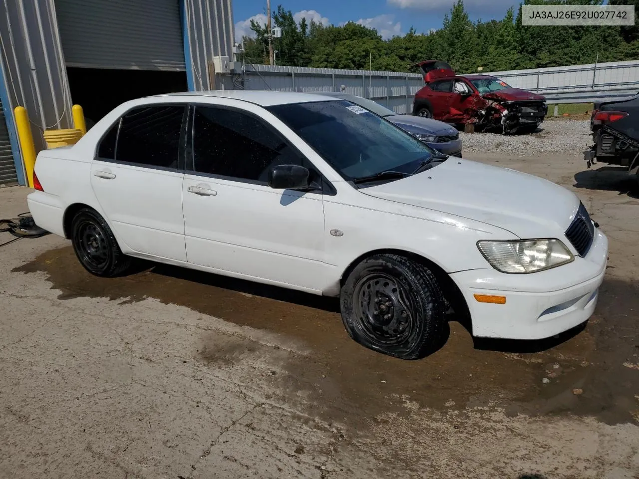 2002 Mitsubishi Lancer Es VIN: JA3AJ26E92U027742 Lot: 66432004