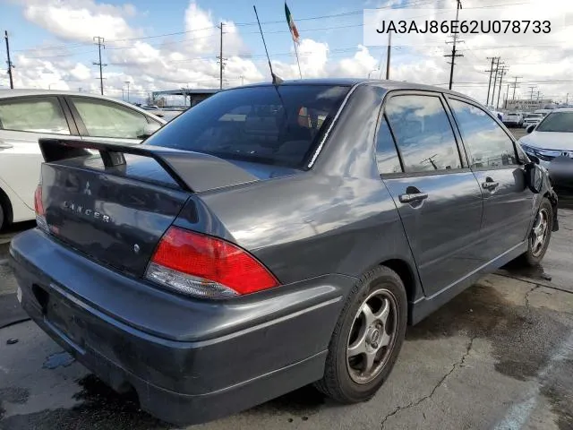 JA3AJ86E62U078733 2002 Mitsubishi Lancer Oz Rally