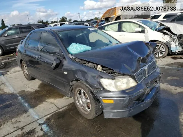 JA3AJ86E62U078733 2002 Mitsubishi Lancer Oz Rally