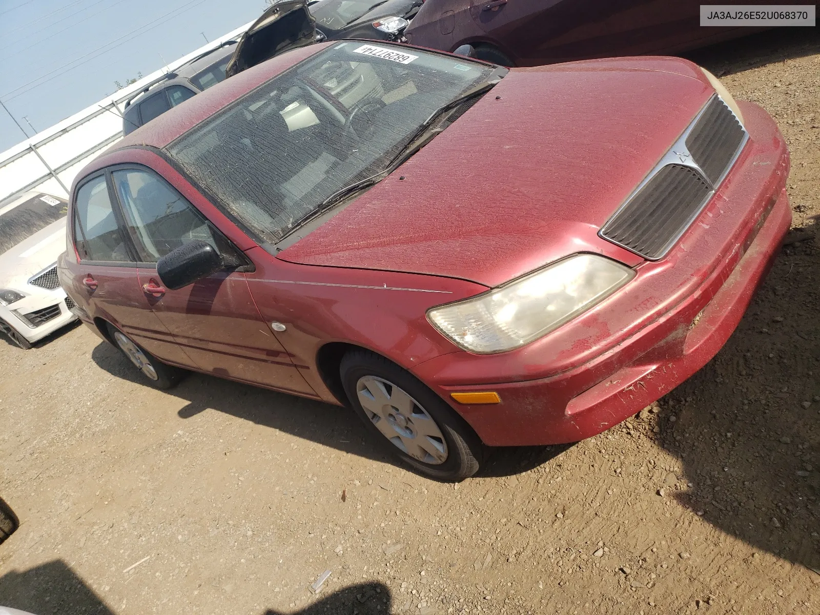 2002 Mitsubishi Lancer Es VIN: JA3AJ26E52U068370 Lot: 68297714