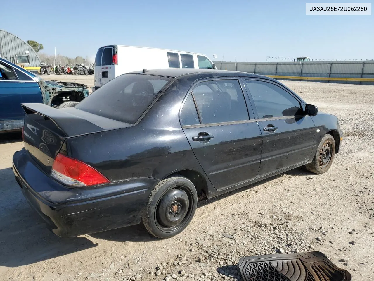 2002 Mitsubishi Lancer Es VIN: JA3AJ26E72U062280 Lot: 75810384